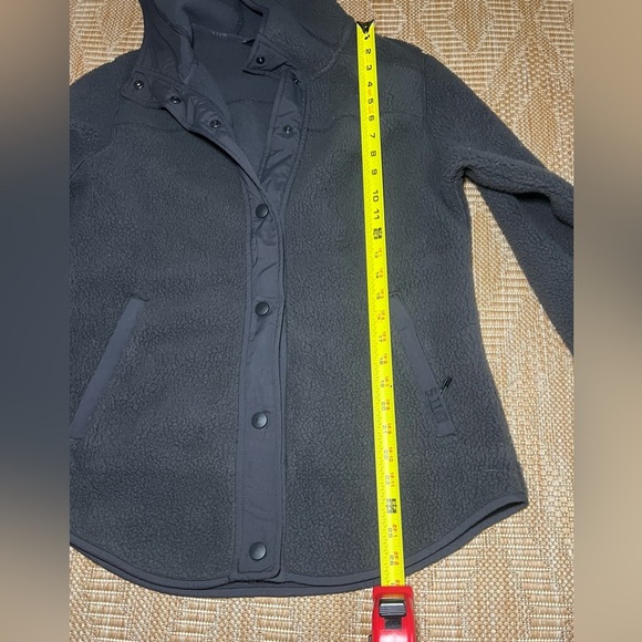 5.11 Tactical Women's FRANCES FLEECE COAT with Hood, Size Small, Dark Grey - Picture 8 of 13